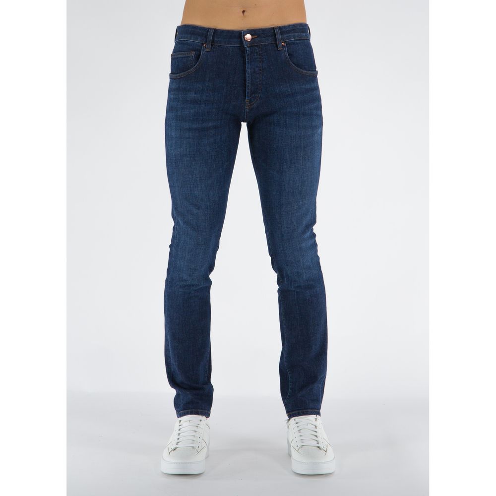 Don The Fuller Blue Cotton Jeans at Pant