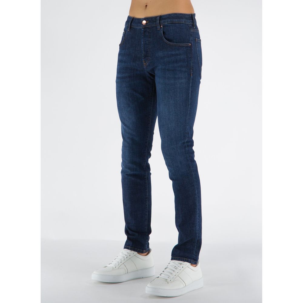 Don The Fuller Blue Cotton Jeans at Pant