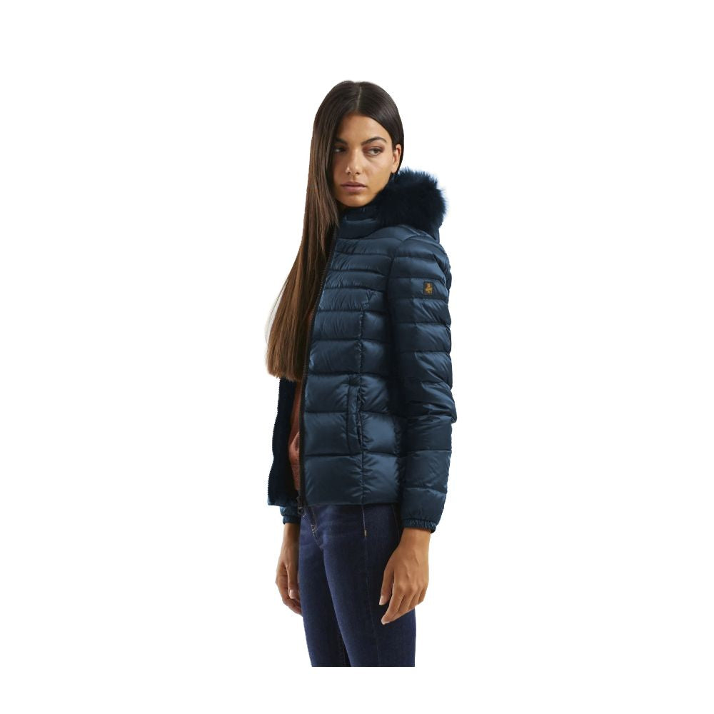 Refrigiwear Blue Polyamide Women Jacket