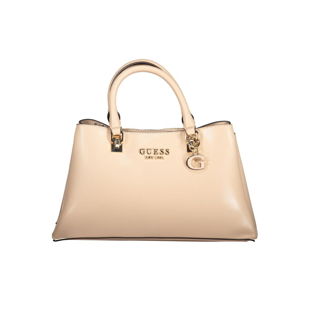 Guess Jeans Beige Polyethylene Handbag