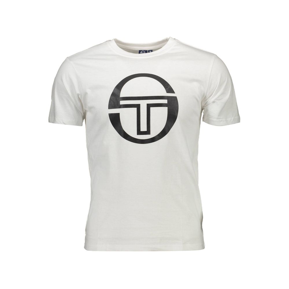 Sergio Tacchini White Cotton T-Shirt