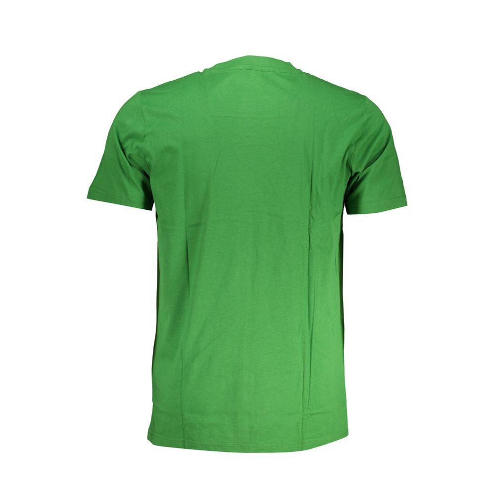 Cavalli Class Green Cotton T-Shirt