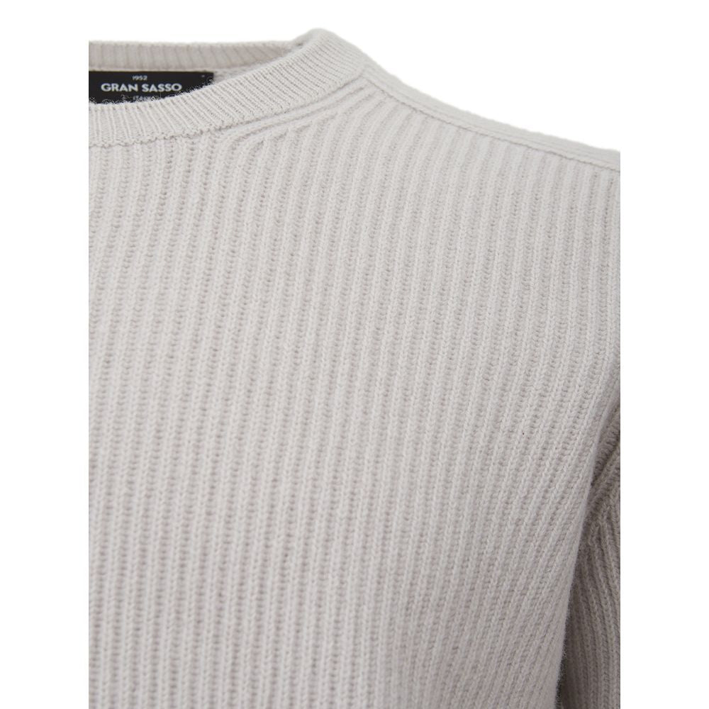 Gran Sasso Elegant Cashmere Men's Gray Sweater