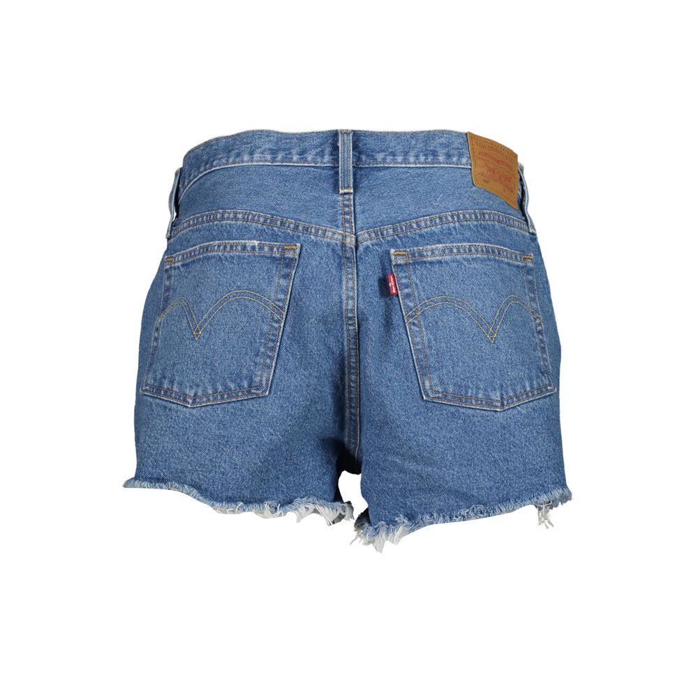 Levi's Chic Vintage 501 Denim Shorts with Worn Effect