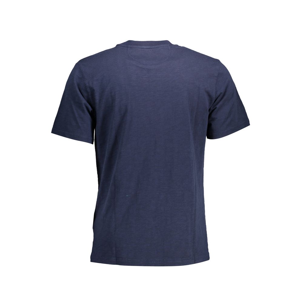 La Martina Blue Cotton Men T-Shirt