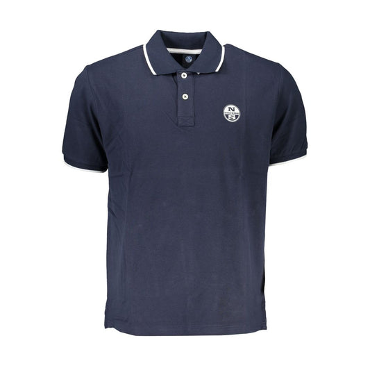 North Sails Blue Cotton Polo Shirt