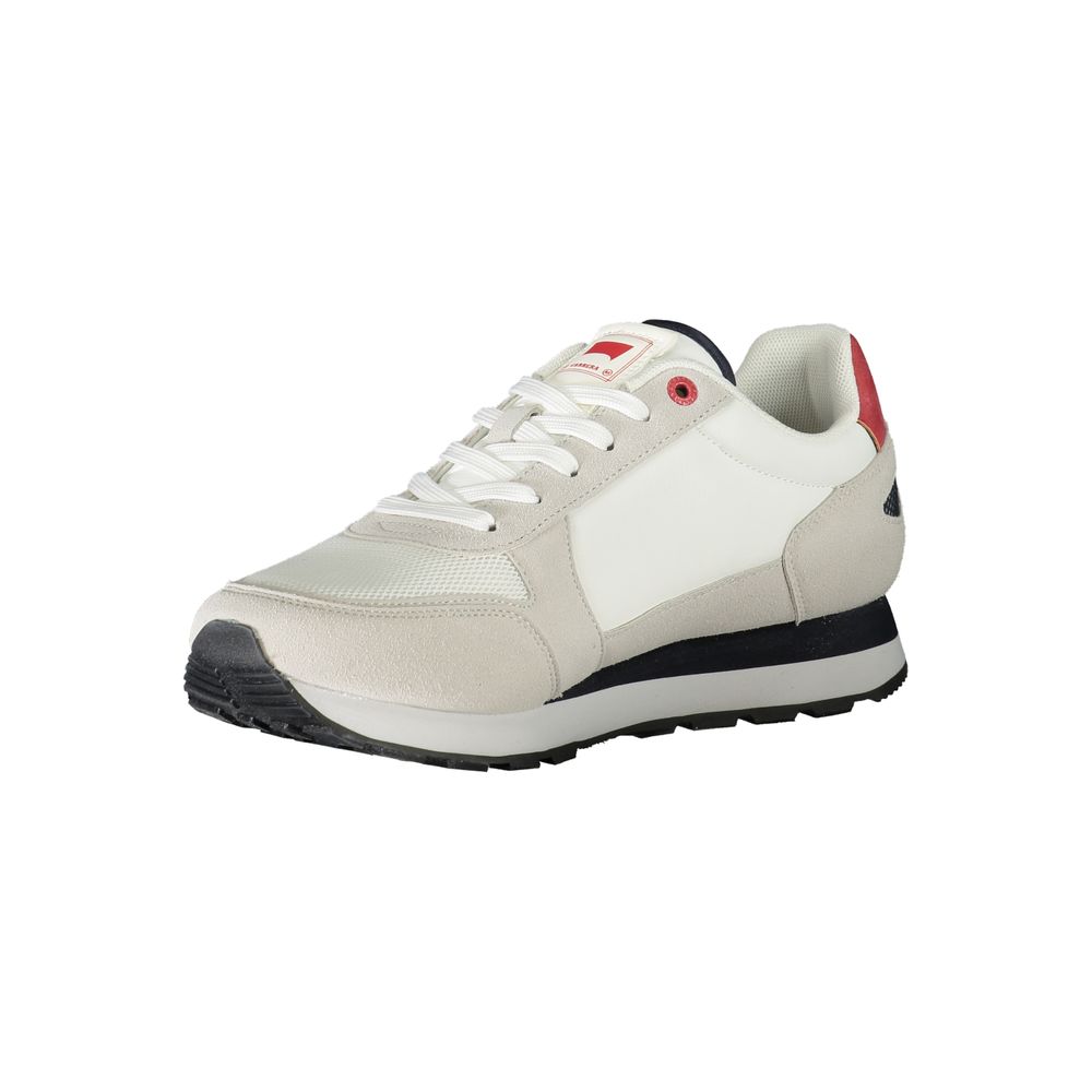 Carrera White Polyester Sneaker