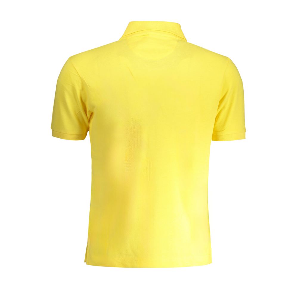 La Martina Yellow Cotton Polo Shirt