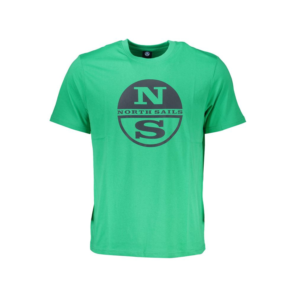 North Sails Green Cotton T-Shirt