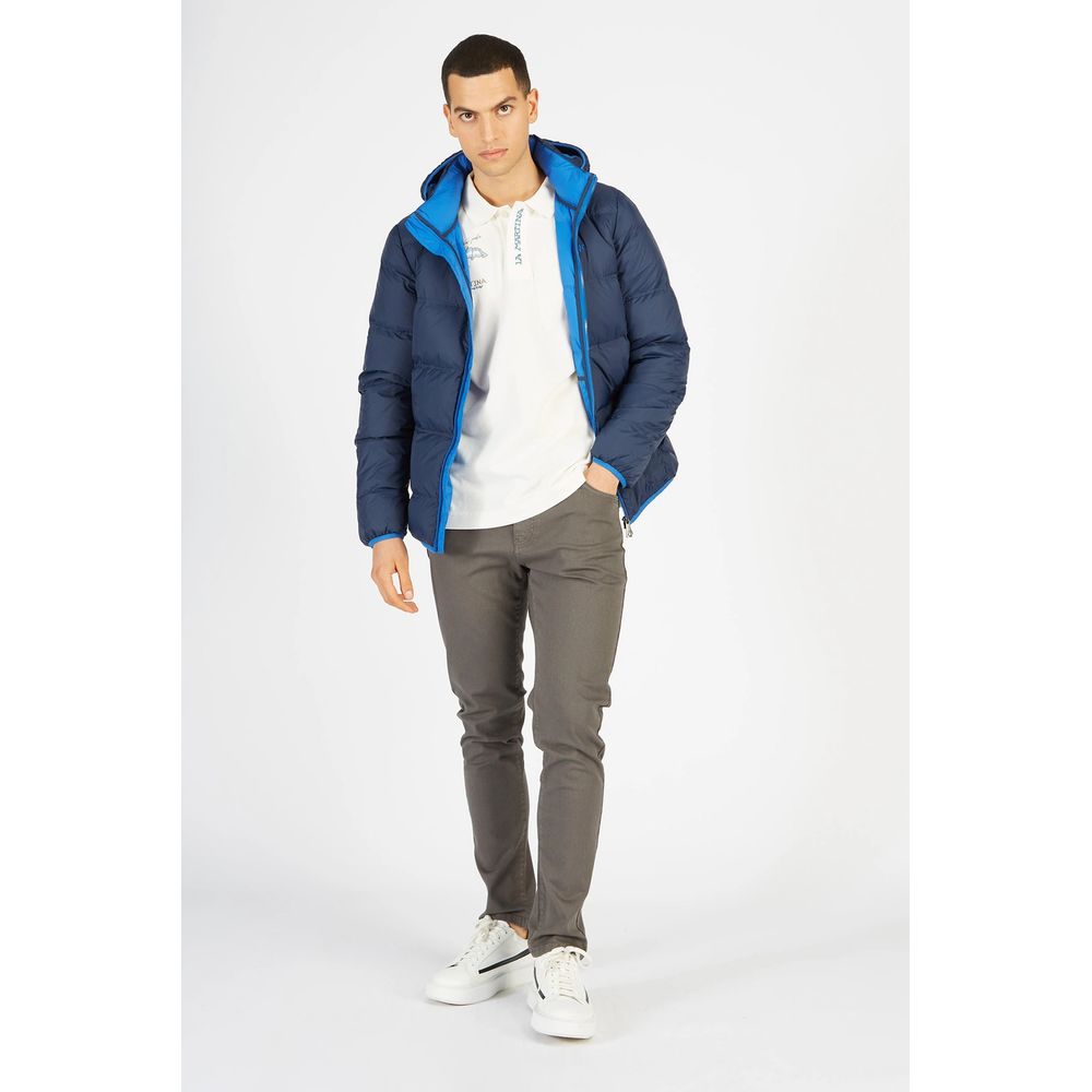 Blaue Nylonjacke von La Martina