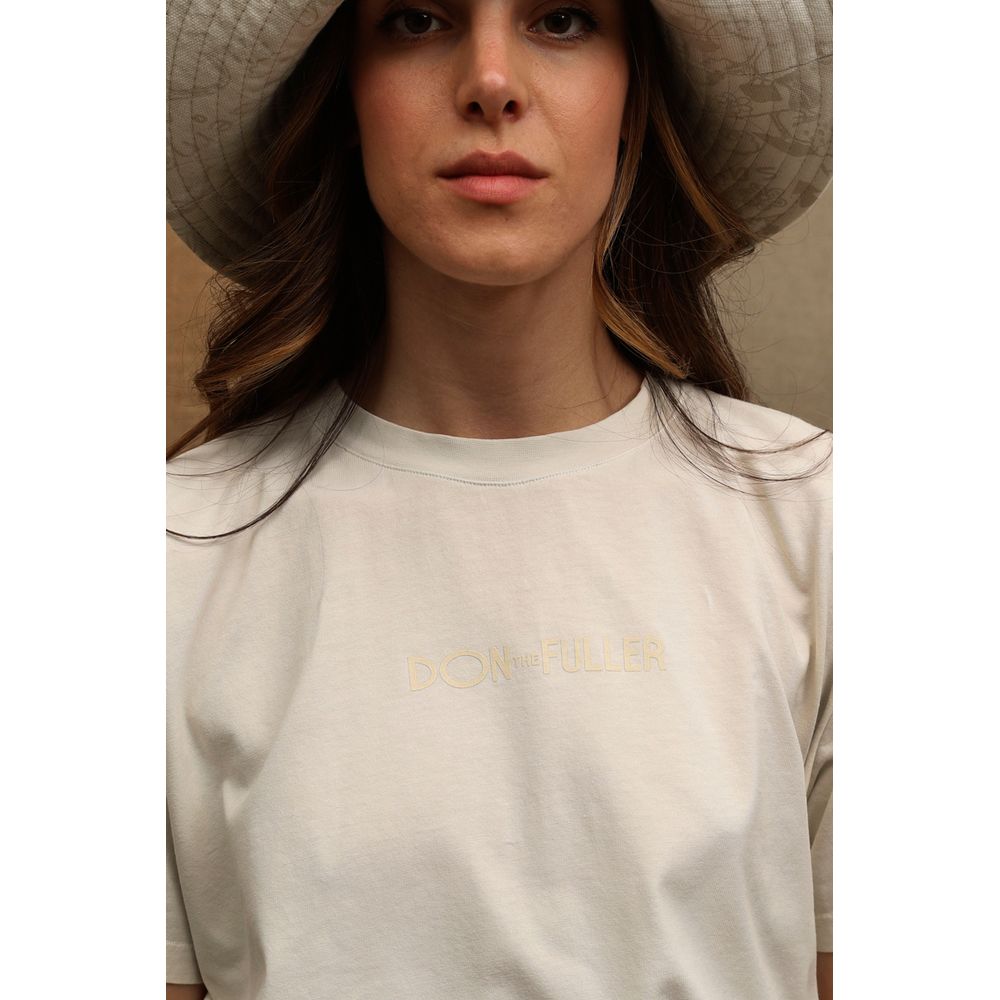 Don The Fuller White Cotton Tops at T-Shirt