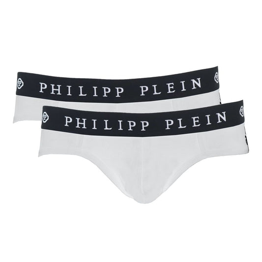 Weiße Baumwollunterwäsche von Philipp Plein