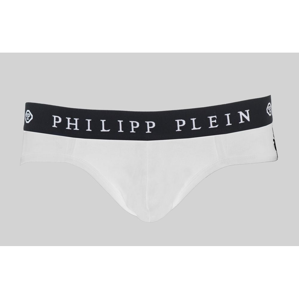 Weiße Baumwollunterwäsche von Philipp Plein