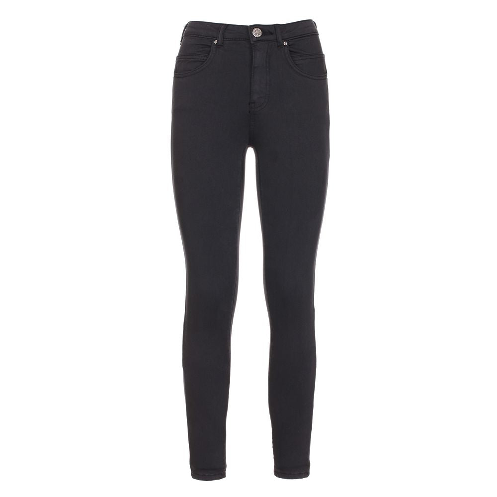 Maison Espin Black Cotton Jeans at Pant