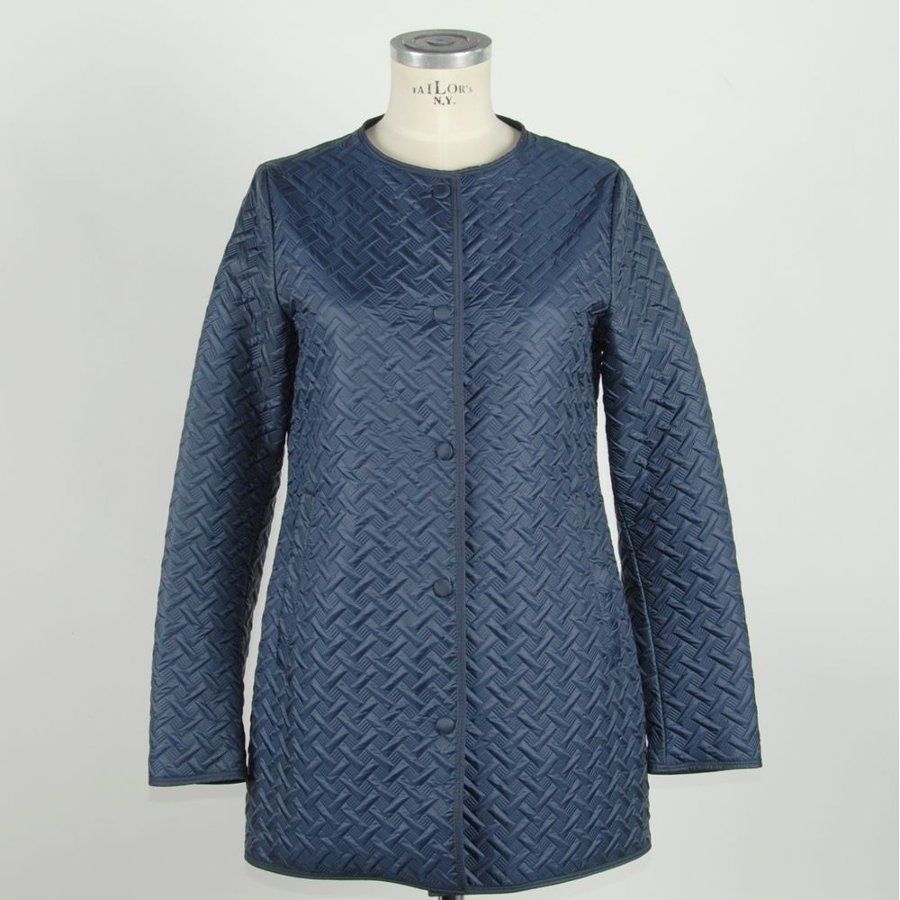 Emilio Romanelli Blue Polyester Jackets at Coat