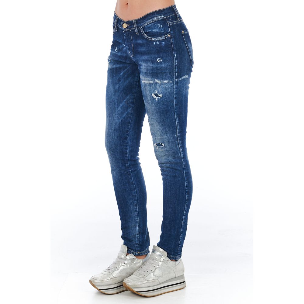 Frankie Morello Chic Skinny Denim para sa Refined Elegance