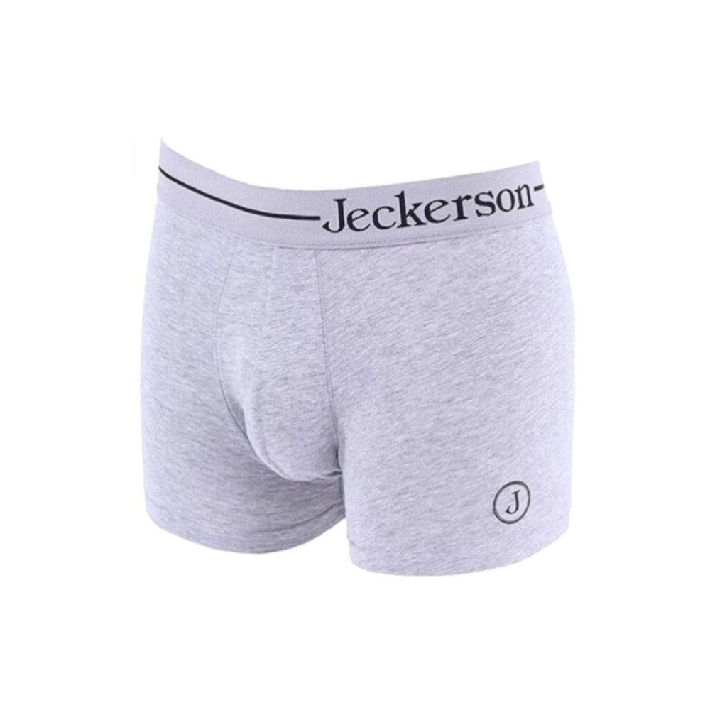 Jeckerson Monochrome elastische Logo-Boxershorts im Doppelpack