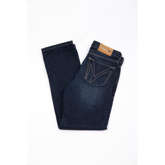 Montana Blu Blue Cotton Jeans at Pant