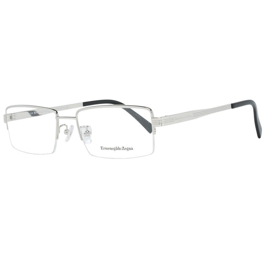 Ermenegildo Zegna Silver Men Optical Frames