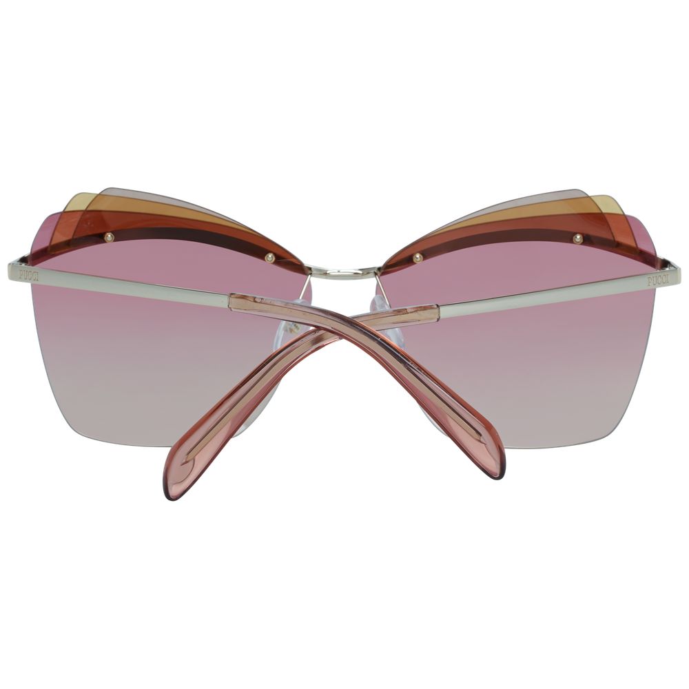 Emilio Pucci Gold Women Sunglasses