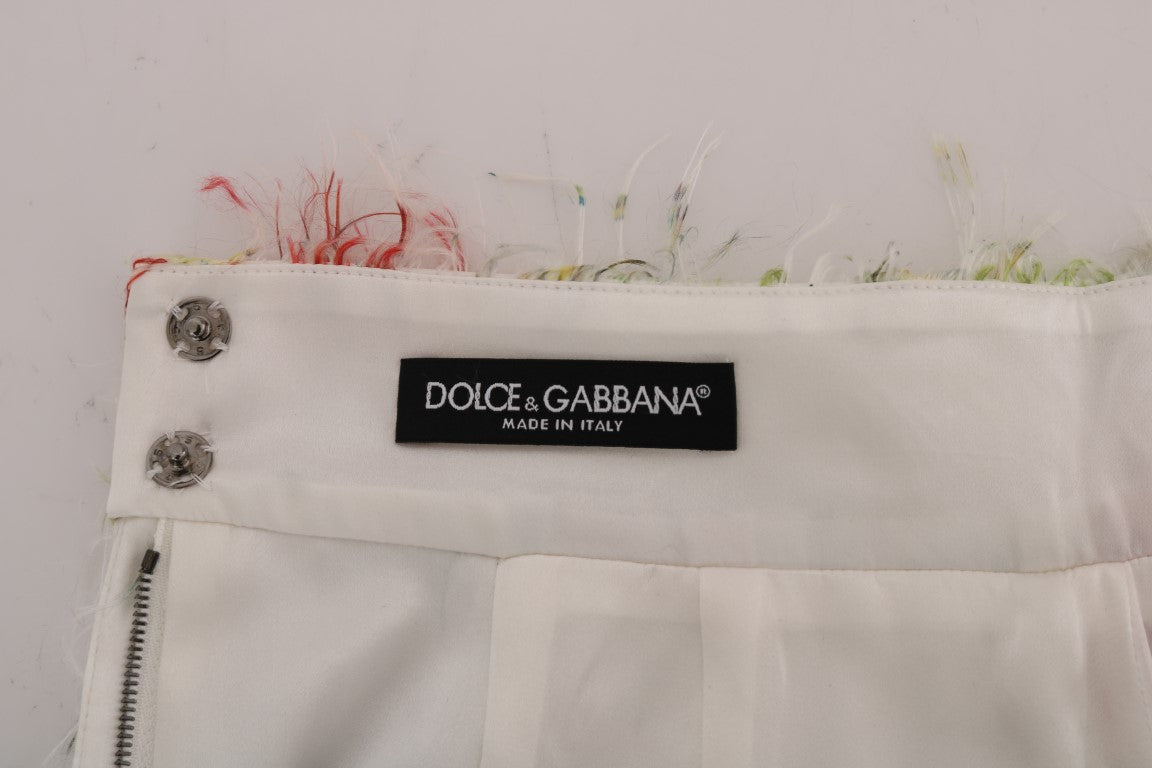 Dolce &amp; Gabbana gerader Bleistiftrock mit Blumenmuster