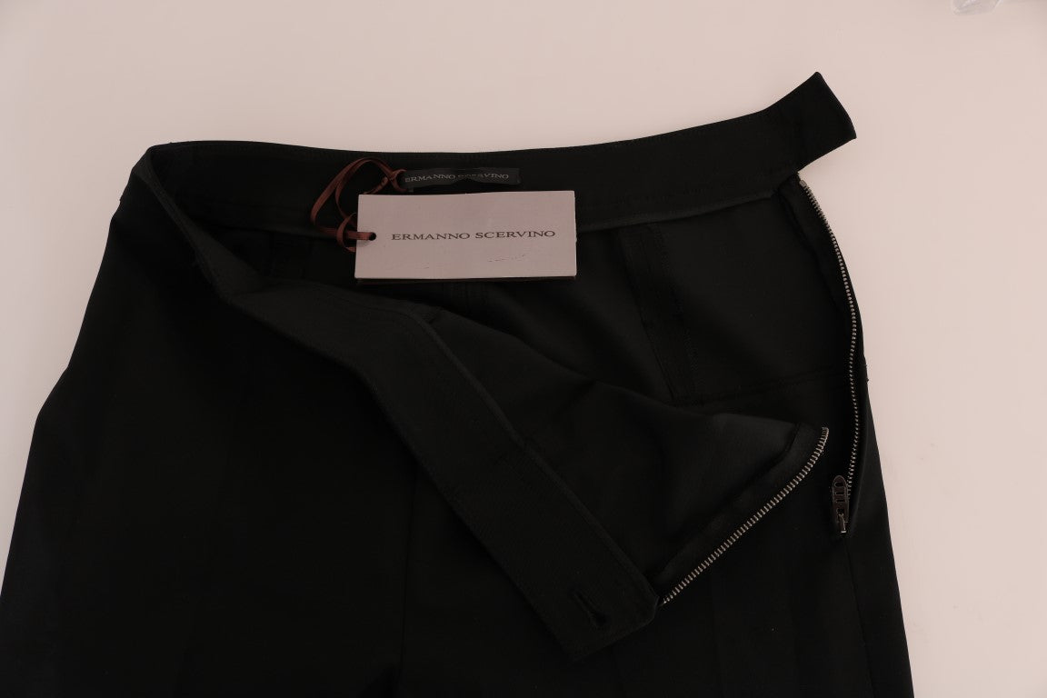 Schwarze Stretch-Leggings von Ermanno Scervino