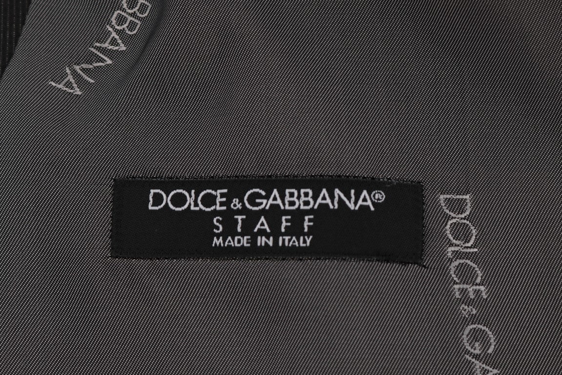 Dolce &amp; Gabbana Grey STAFF Cotton Rayon Vest