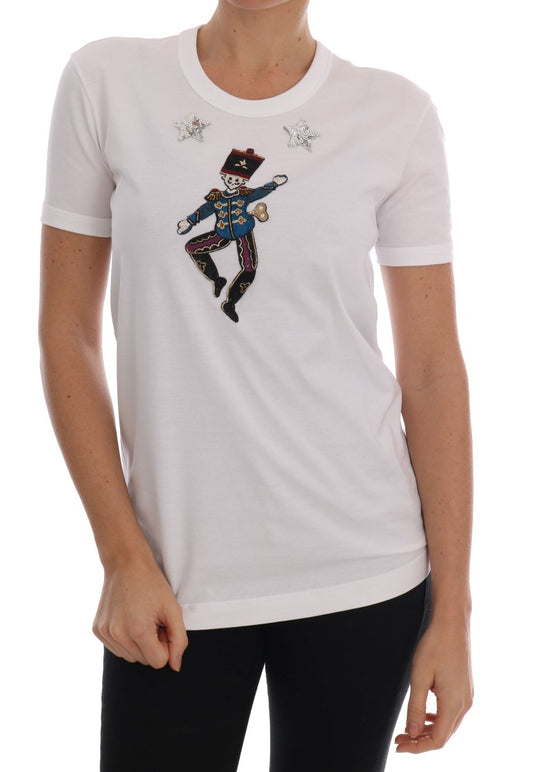 Dolce &amp; Gabbana White Cotton Fairy Tale T-Shirt