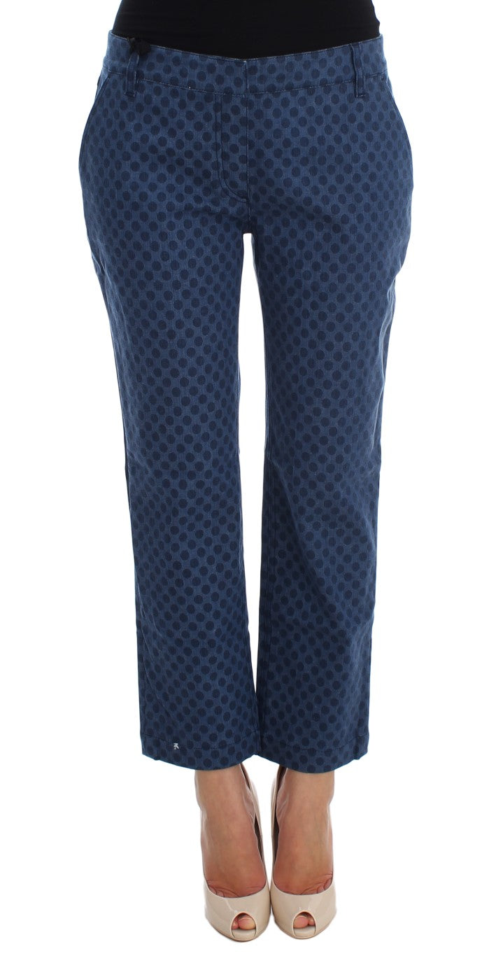 Dolce &amp; Gabbana Polka Dotted Stretch Capri Jeans