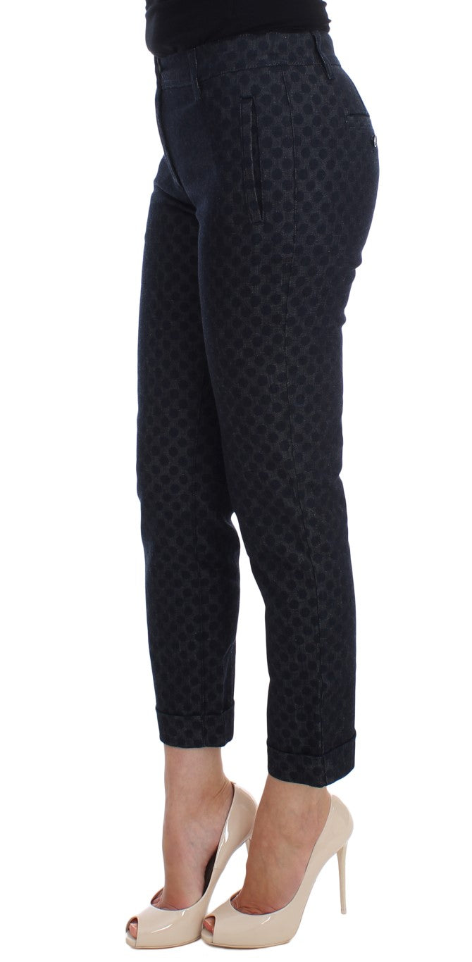 Dolce &amp; Gabbana Polka Dotted Slim Capris Jeans