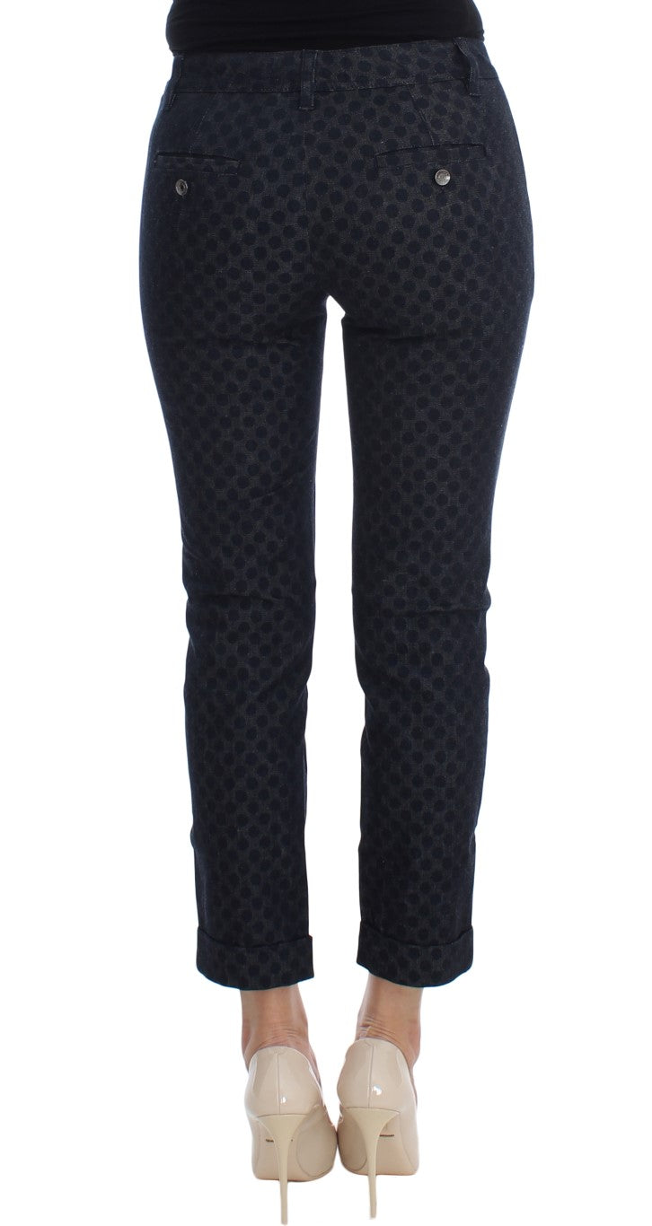 Dolce &amp; Gabbana Polka Dotted Slim Capris Jeans