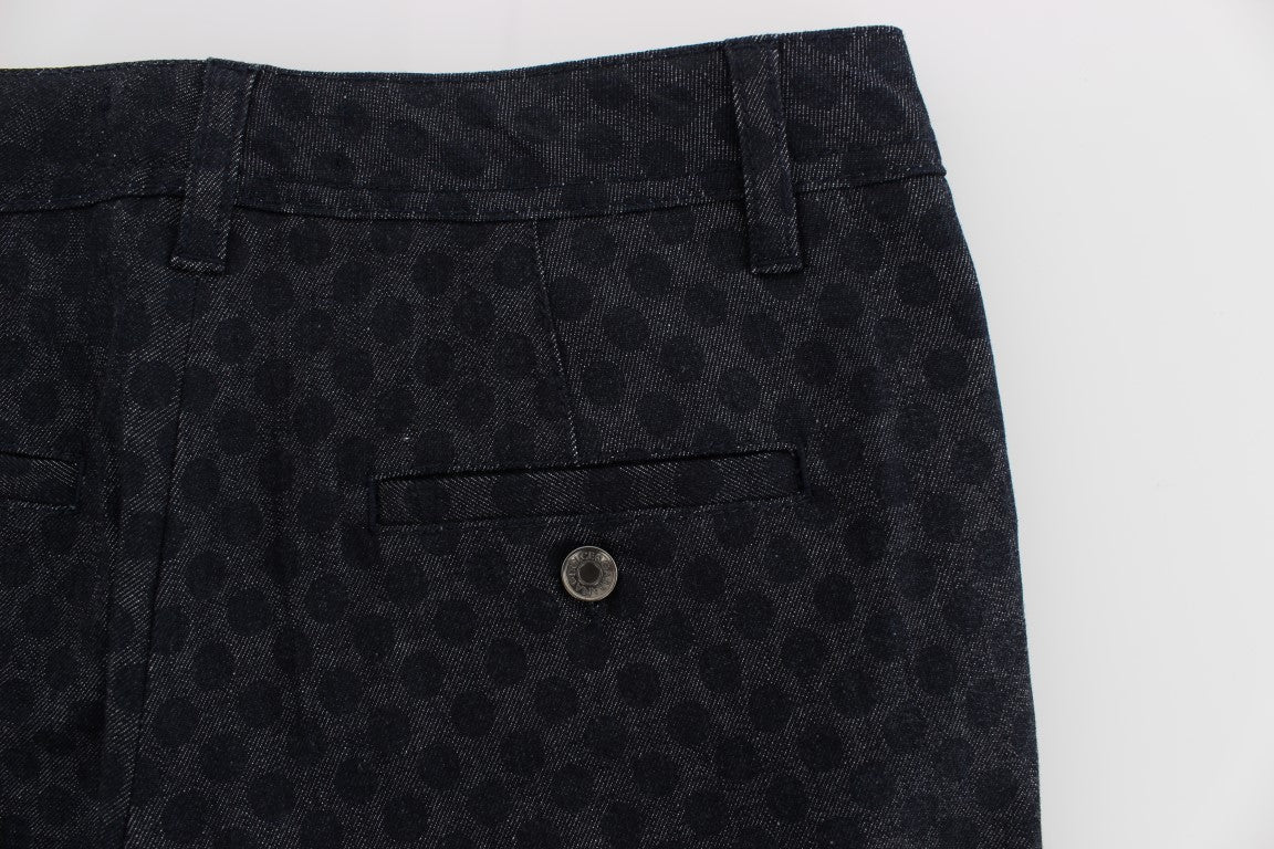 Dolce &amp; Gabbana Polka Dotted Slim Capris Jeans