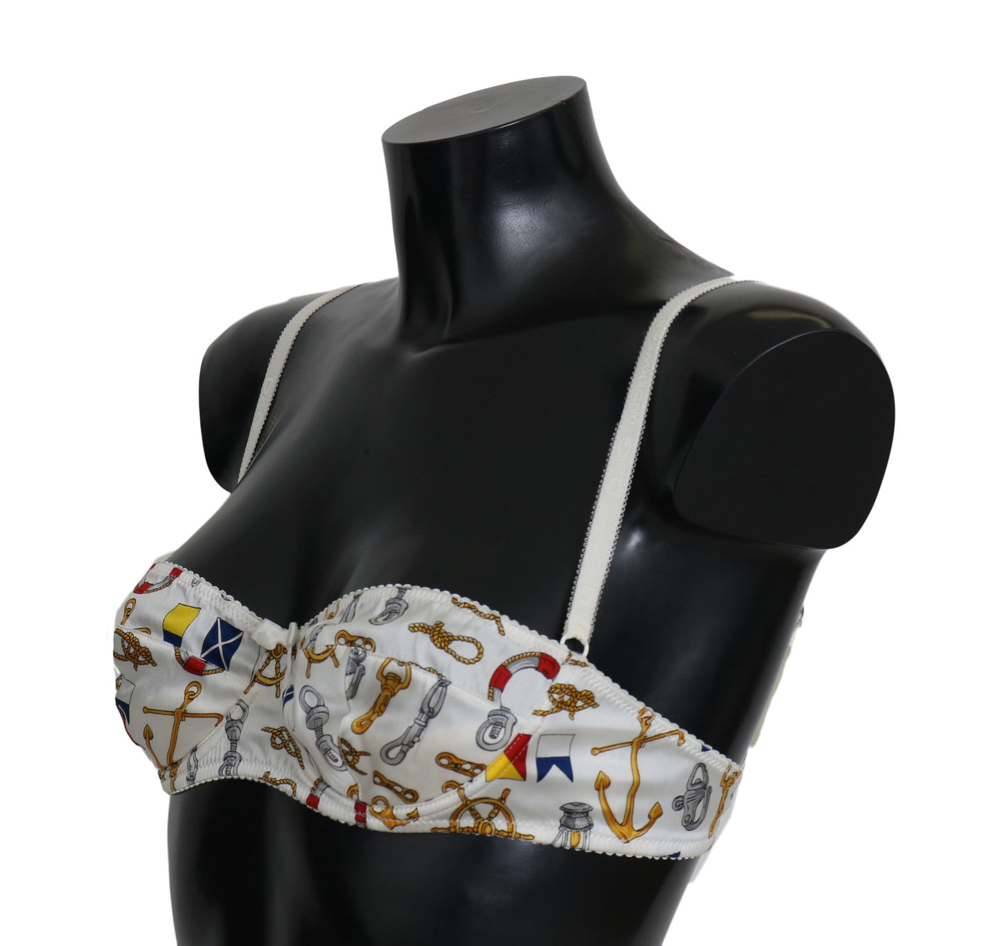 Dolce &amp; Gabbana White Balconcino Sailor Print Underwear