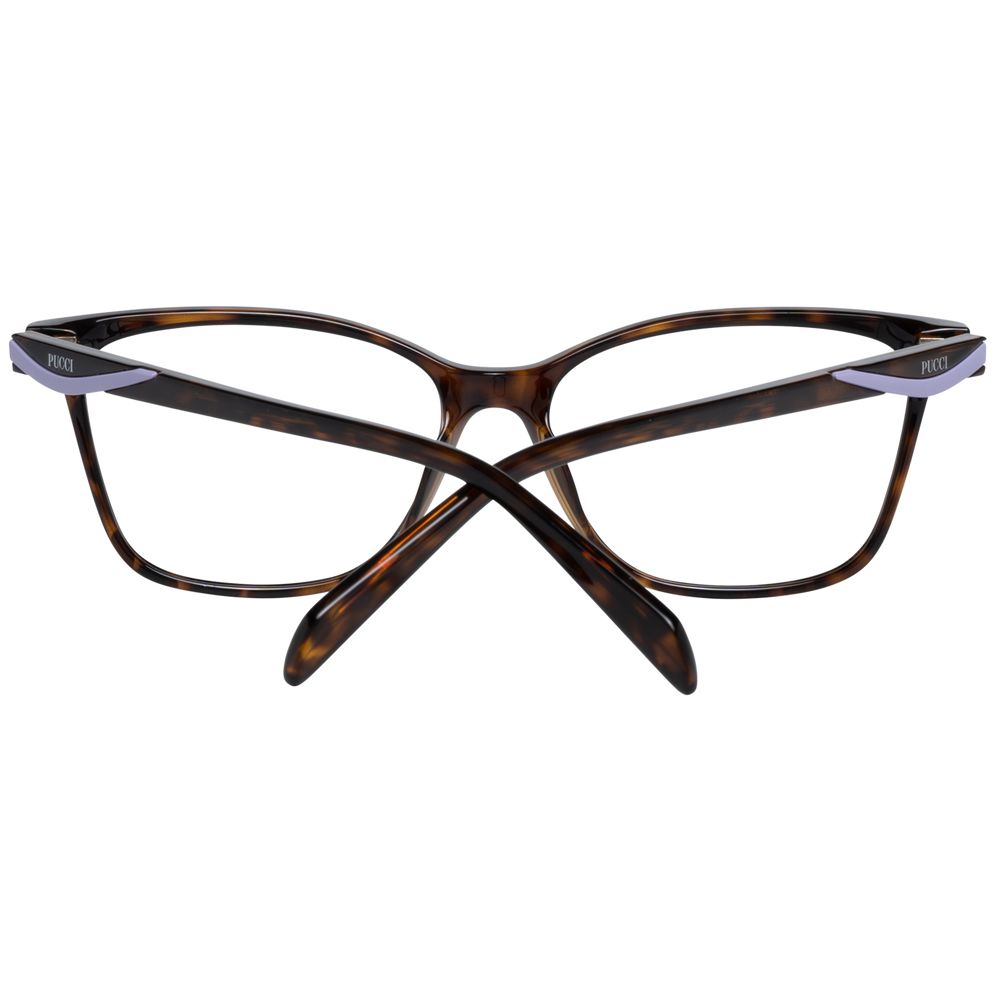 Emilio Pucci Brown Women Optical Frames, ,  2024, Brown, Emilio Pucci, Frames for Women - Frames, new-with-tags -   Murillo Merchandise