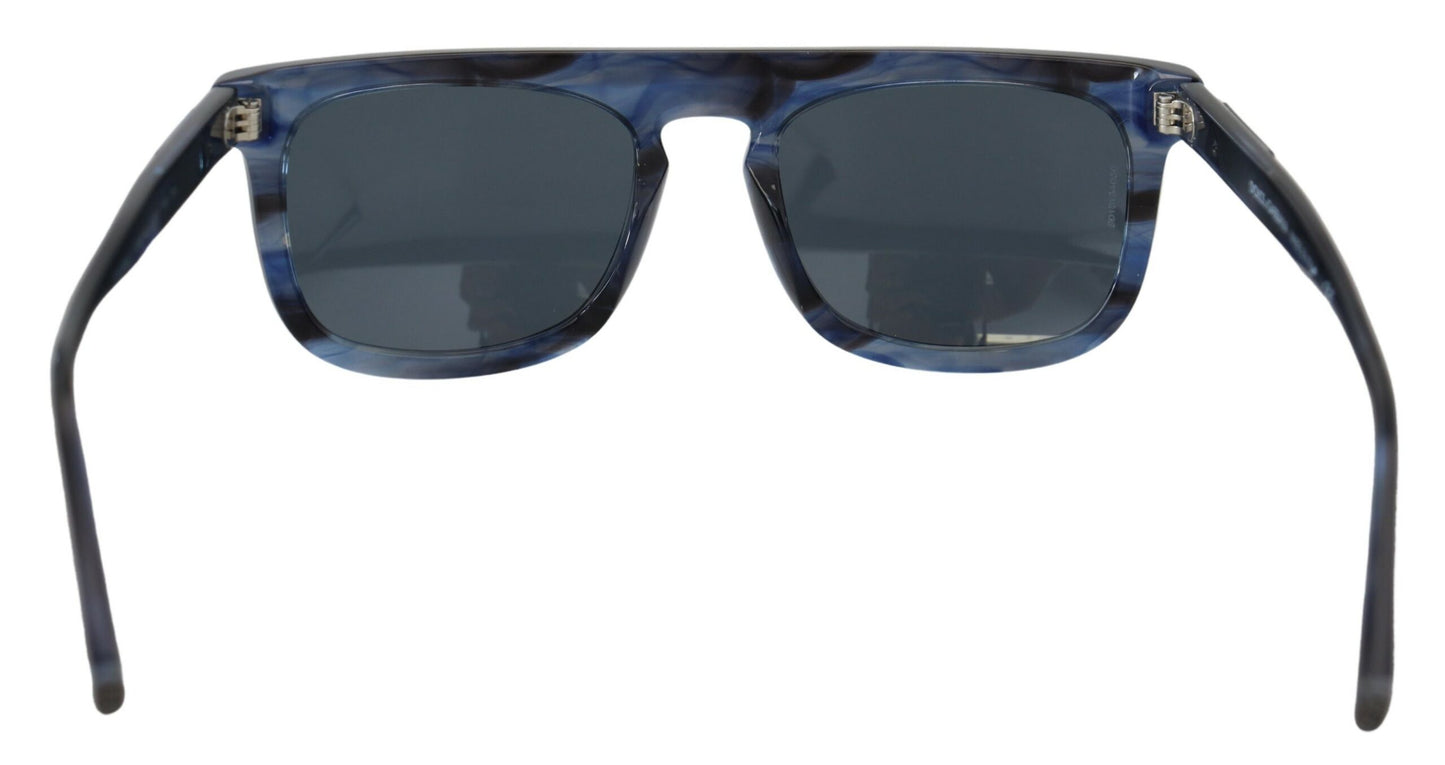 Dolce & Gabbana Elegant Blue Acetate Sunglasses, , Dolce & Gabbana Dolce & Gabbana, Material: 100% Acetate, new-with-tags, Sunglasses for Women - Sunglasses -   Murillo Merchandise