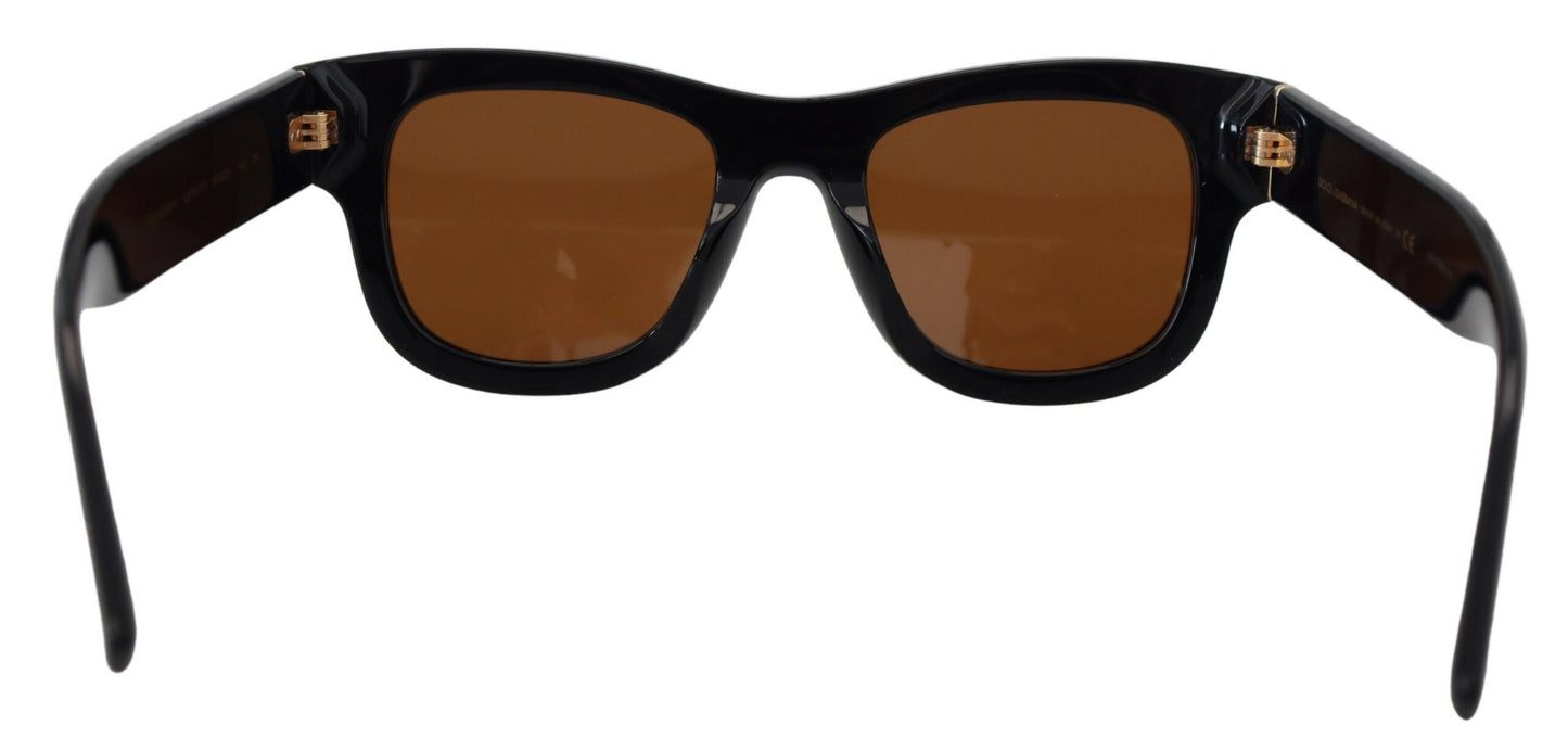 Dolce & Gabbana Chic Brown Acetate Sunglasses, , Dolce & Gabbana Dolce & Gabbana, Material: 100% Acetate, new-with-tags, Sunglasses for Women - Sunglasses -   Murillo Merchandise