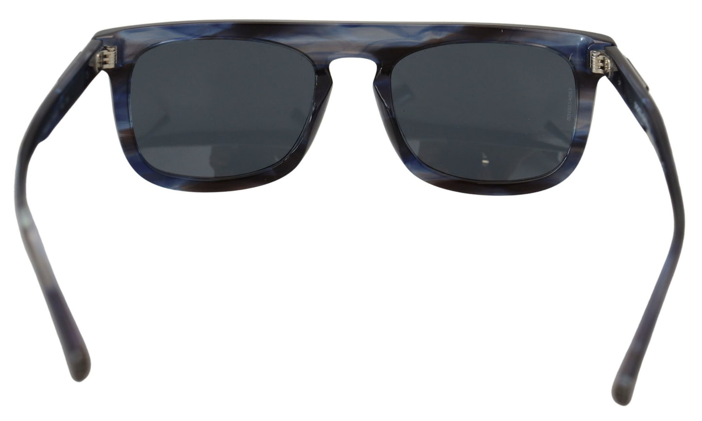 Dolce & Gabbana Elegant Blue Acetate Sunglasses for Women, , Dolce & Gabbana Dolce & Gabbana, Material: 100% Acetate, new-with-tags, Sunglasses for Women - Sunglasses -   Murillo Merchandise