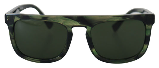 Dolce & Gabbana Chic Green UV Protection Sunglasses, , Dolce & Gabbana Dolce & Gabbana, Material: 100% Acetate, new-with-tags, Unisex Sunglasses - Sunglasses -   Murillo Merchandise