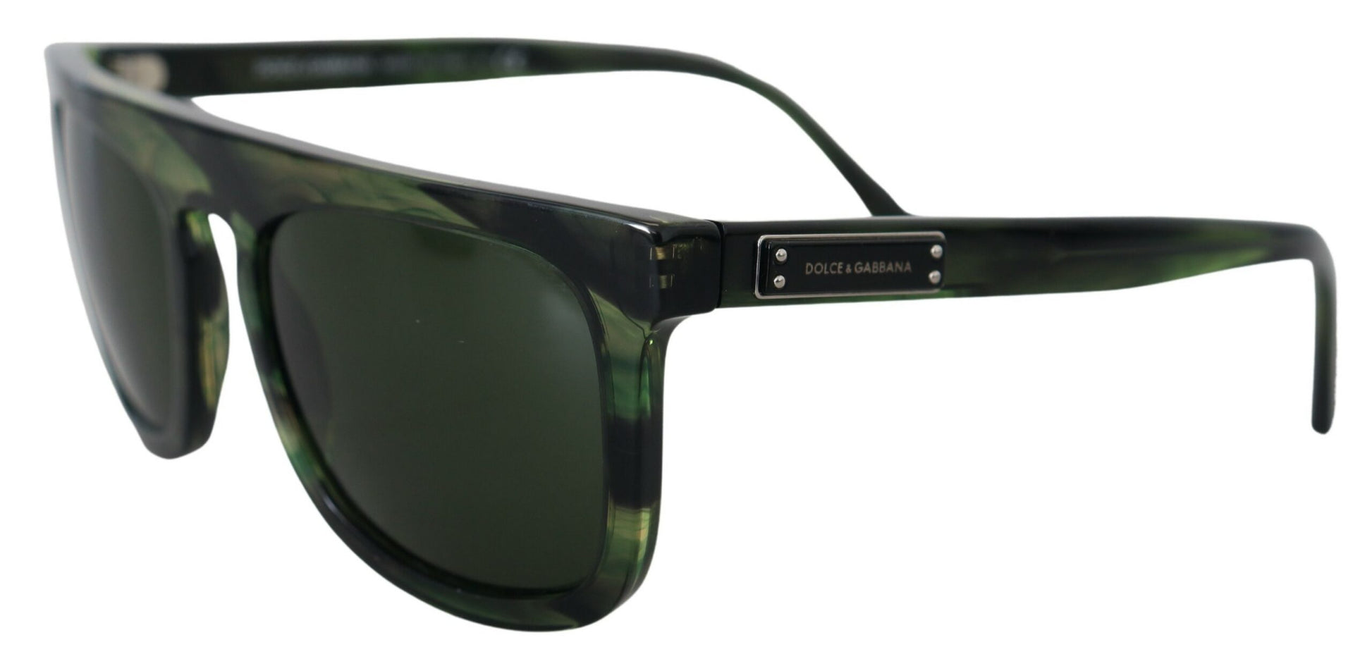 Dolce & Gabbana Chic Green UV Protection Sunglasses, , Dolce & Gabbana Dolce & Gabbana, Material: 100% Acetate, new-with-tags, Unisex Sunglasses - Sunglasses -   Murillo Merchandise