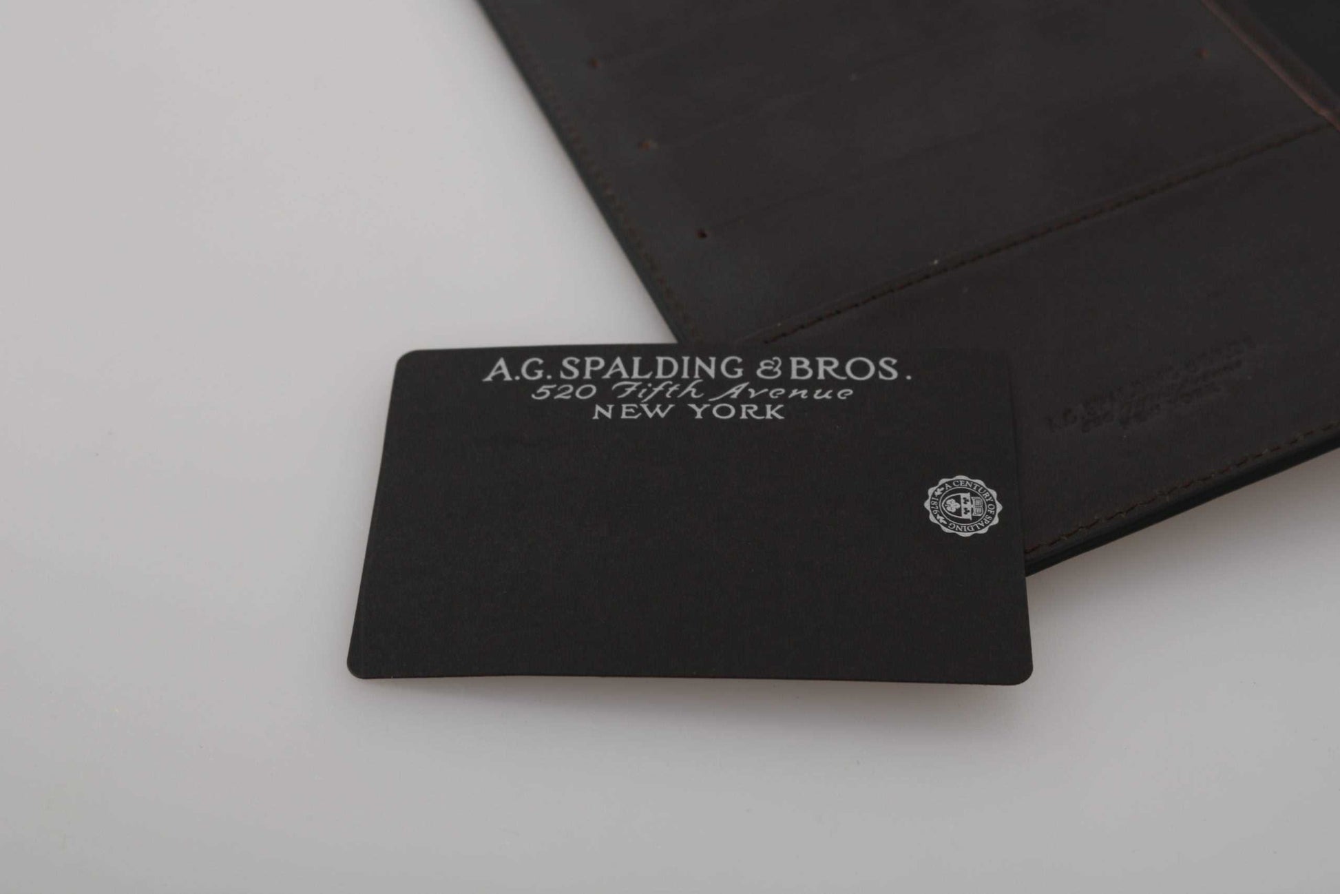 A.G. Spalding & Bros Elegant Leather Passport Wallet - Sleek Travel Essential, , A.G. Spalding & Bros A.G. Spalding & Bros, Black, Material: Leather, Wallets - Men - Bags -   Murillo Merchandise