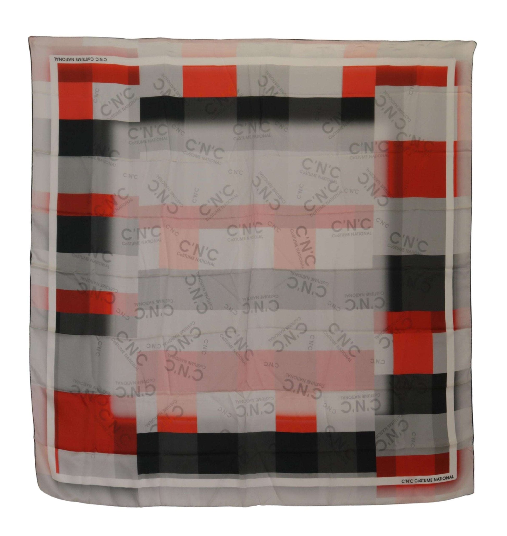 Costume National Elegant Checkered Silk Scarf, , Costume National Costume National, Material: 100% Silk, Scarves - Women - Accessories -   Murillo Merchandise