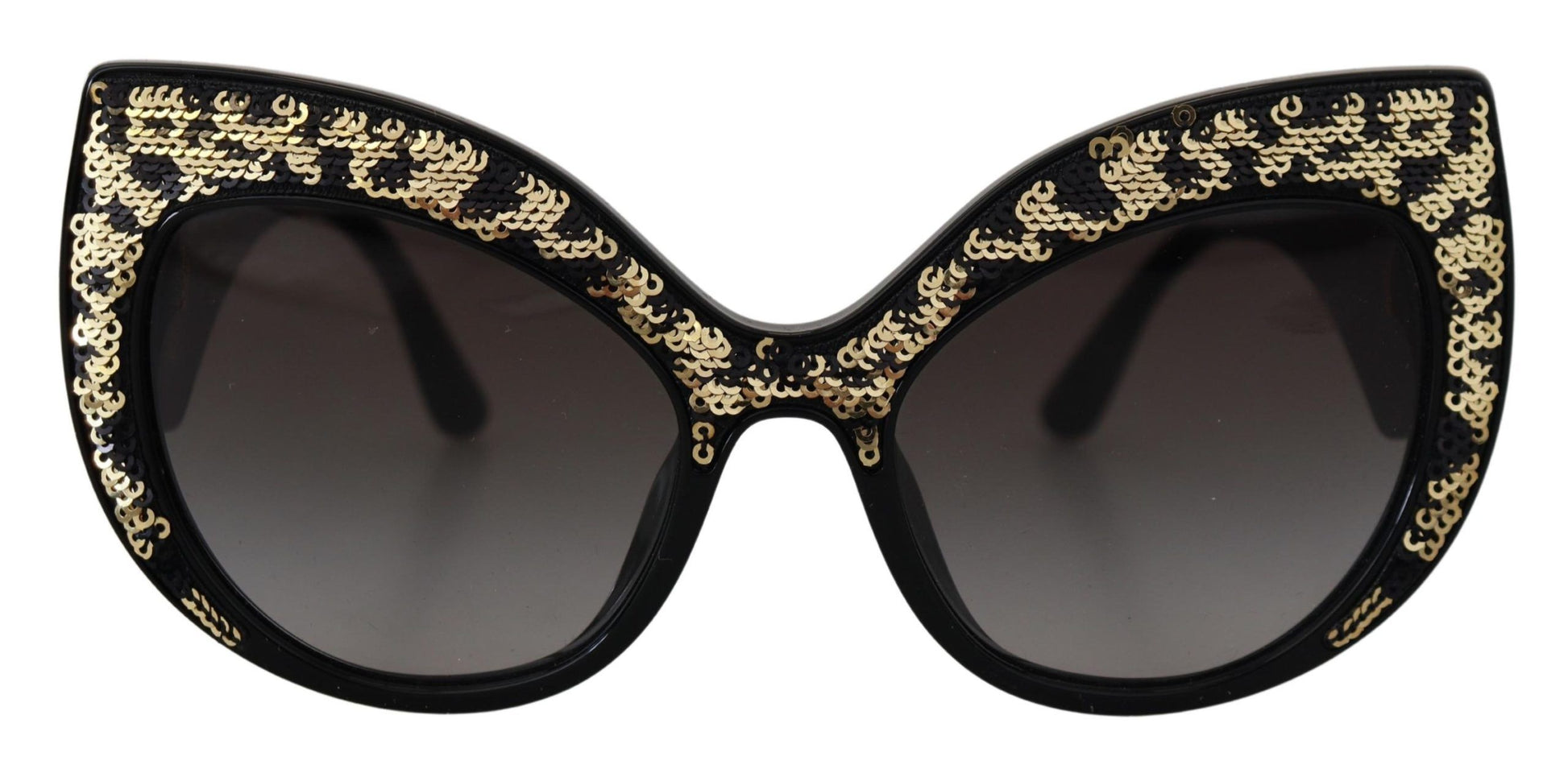 Dolce & Gabbana Butterfly Polarized Sequin Sunglasses, , Dolce & Gabbana Dolce & Gabbana, Material: 100% Acetate, new-with-tags, Sunglasses for Women - Sunglasses -   Murillo Merchandise