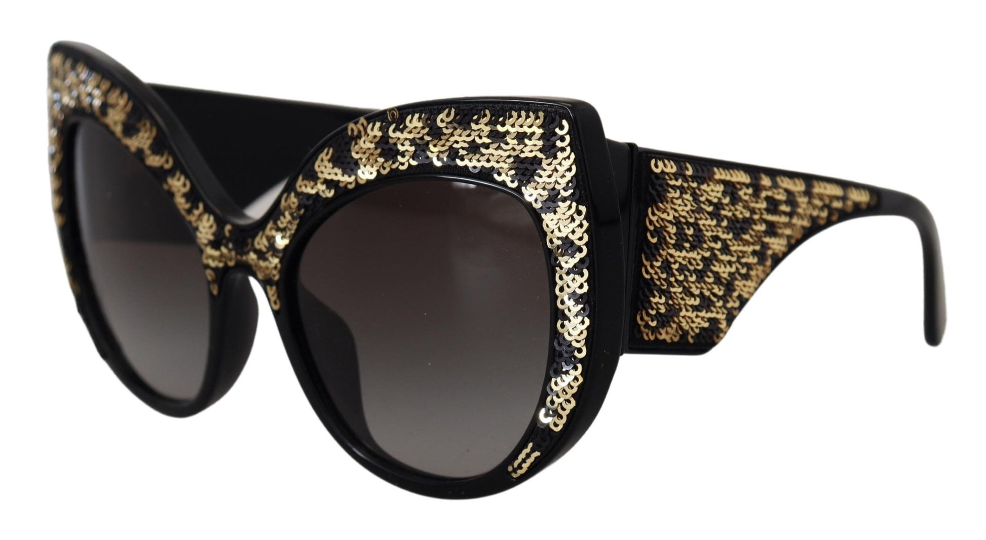 Dolce & Gabbana Butterfly Polarized Sequin Sunglasses, , Dolce & Gabbana Dolce & Gabbana, Material: 100% Acetate, new-with-tags, Sunglasses for Women - Sunglasses -   Murillo Merchandise