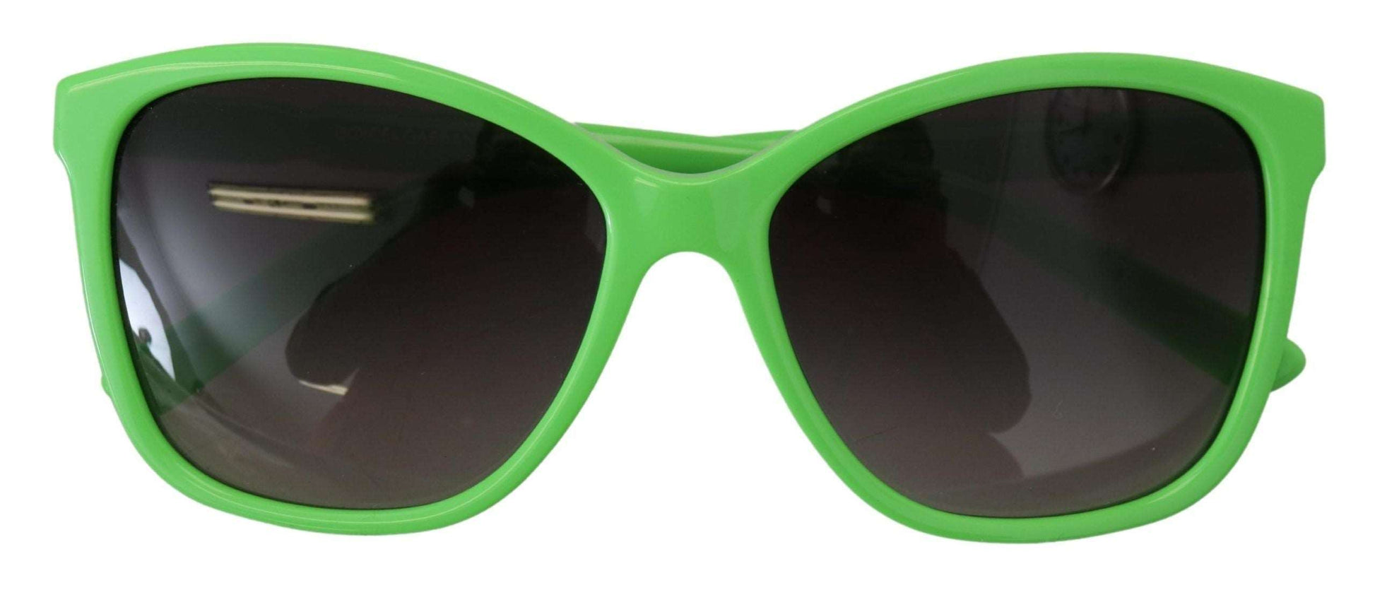 Dolce & Gabbana Chic Green Acetate Round Sunglasses, , Dolce & Gabbana Dolce & Gabbana, Green, Material: 100% Acetate, Sunglasses for Women - Sunglasses -   Murillo Merchandise