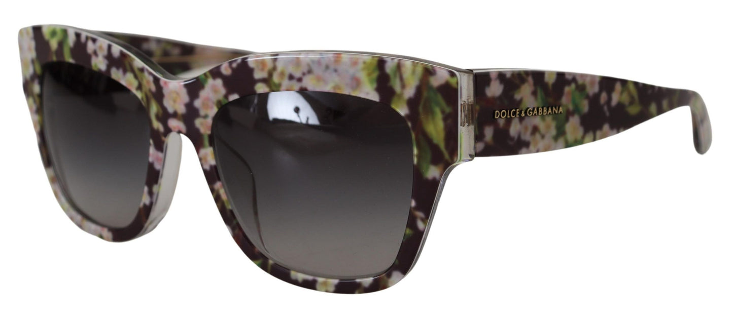 Dolce & Gabbana Elegant Multicolor Gradient Sunglasses, , Dolce & Gabbana Black, Dolce & Gabbana, Material: 100% Acetate, new-with-tags, Sunglasses for Women - Sunglasses -   Murillo Merchandise