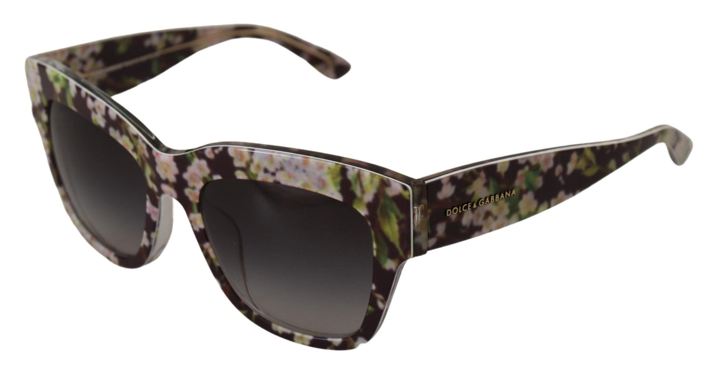 Dolce & Gabbana Elegant Multicolor Gradient Sunglasses, , Dolce & Gabbana Black, Dolce & Gabbana, Material: 100% Acetate, new-with-tags, Sunglasses for Women - Sunglasses -   Murillo Merchandise