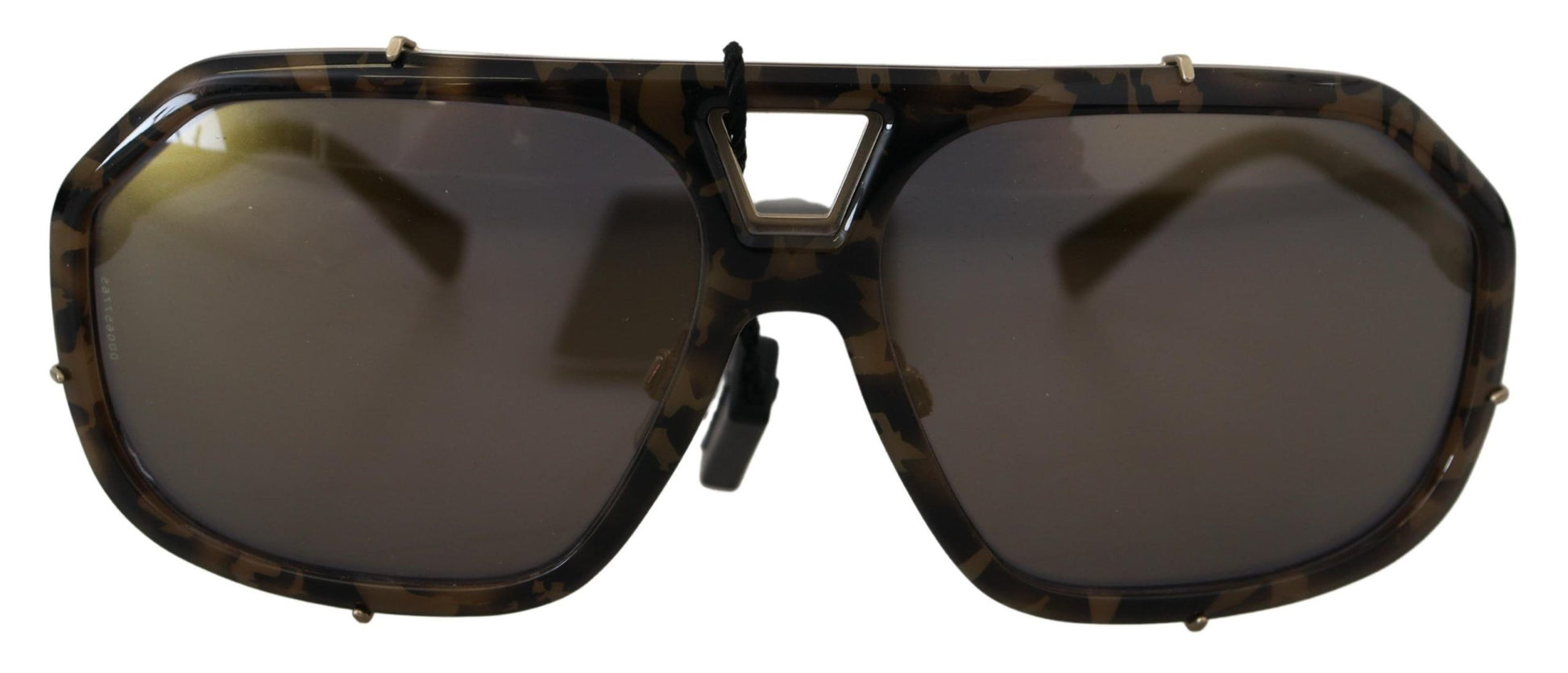 Dolce & Gabbana Chic Aviator Mirrored Brown Sunglasses, , Dolce & Gabbana Brown, Dolce & Gabbana, Material: 100% Metal, new-with-tags, Sunglasses for Women - Sunglasses -   Murillo Merchandise