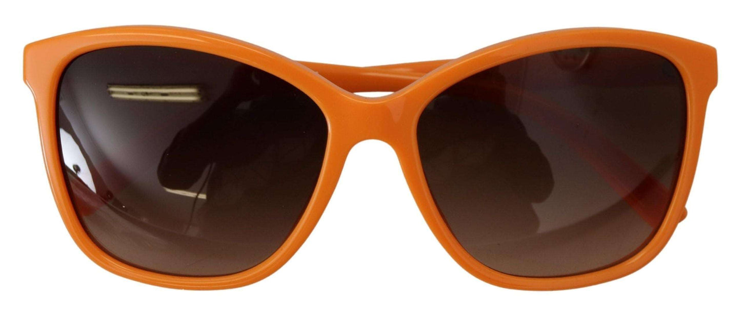 Dolce & Gabbana Chic Orange Round Sunglasses for Women, , Dolce & Gabbana Dolce & Gabbana, Material: 100% Acetate, Orange, Sunglasses for Women - Sunglasses -   Murillo Merchandise