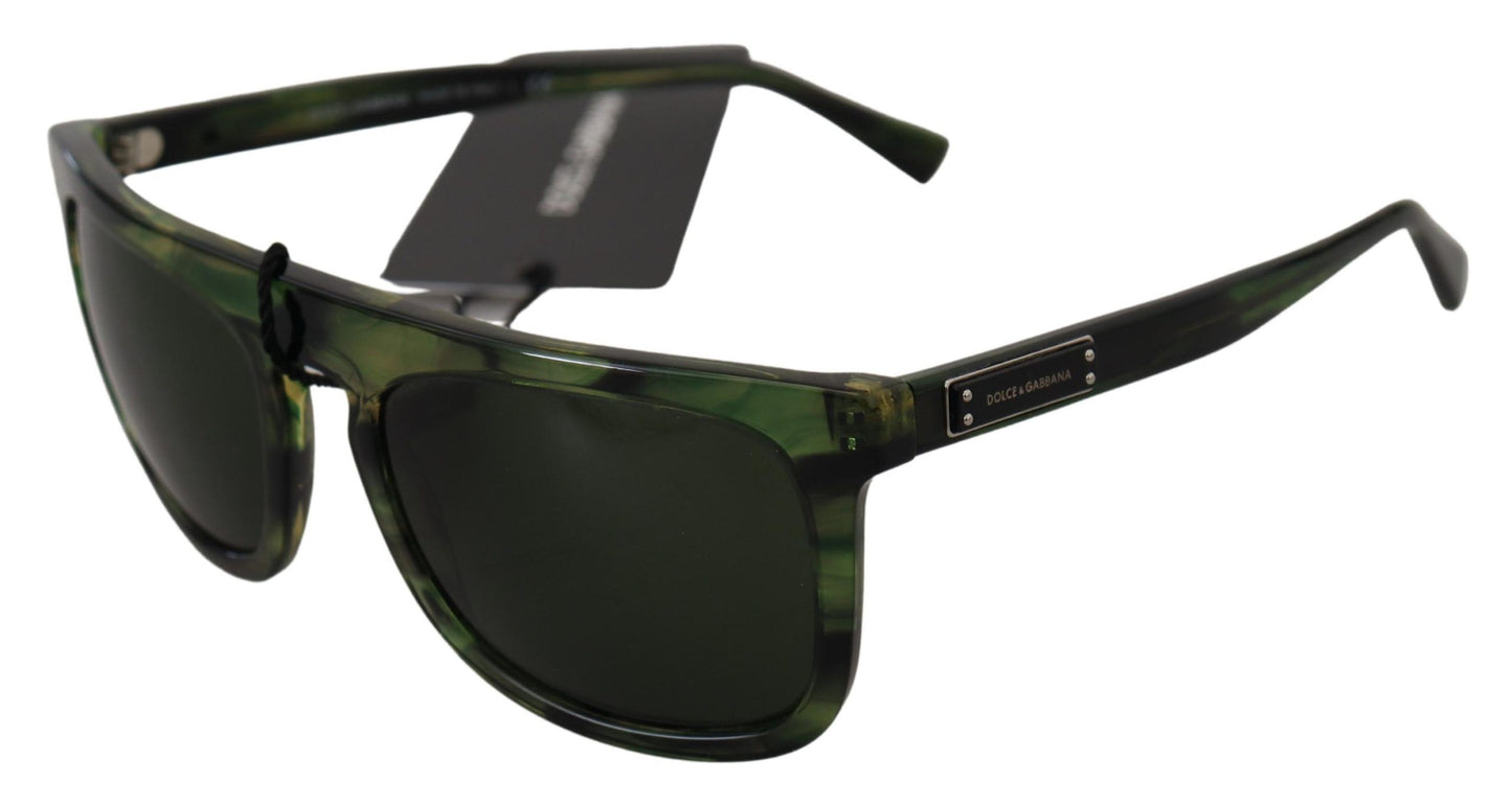 Dolce & Gabbana Chic Green Acetate Women's Sunglasses, , Dolce & Gabbana Dolce & Gabbana, Green, Material: 100% Acetate, new-with-tags, Sunglasses for Women - Sunglasses -   Murillo Merchandise