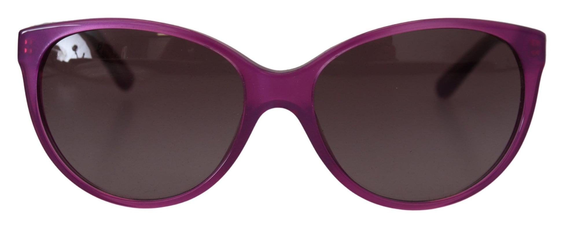 Dolce & Gabbana Chic Purple Acetate Round Sunglasses, , Dolce & Gabbana Dolce & Gabbana, Material: 100% Acetate, new-with-tags, Purple, Sunglasses for Women - Sunglasses -   Murillo Merchandise